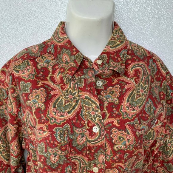 Pepe Jeans London Women's‎ Blouse Size Medium Orang - Picture 4 of 7